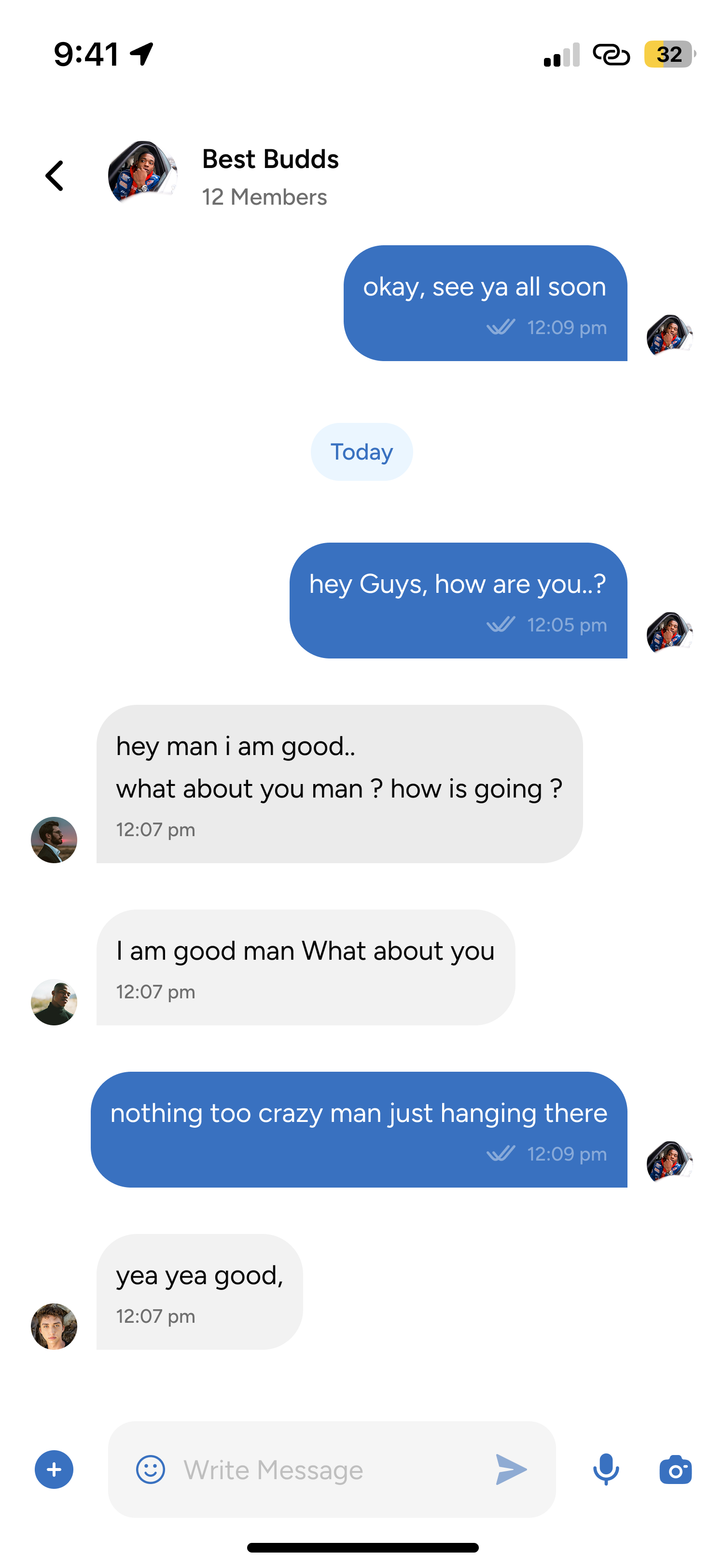 Group Chats screenshot